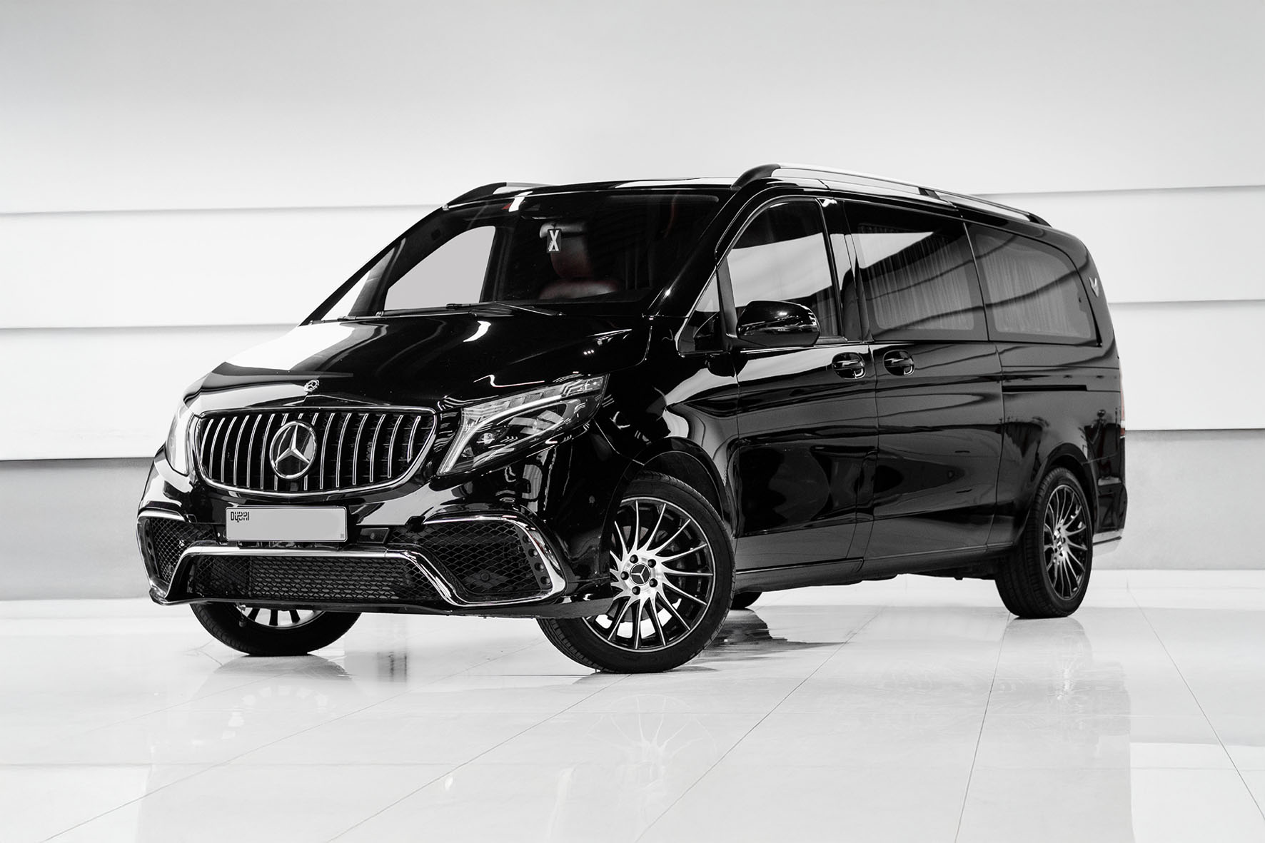 Mercedes V Class Falcon Edition rental Rent Luxury Cars Dubai